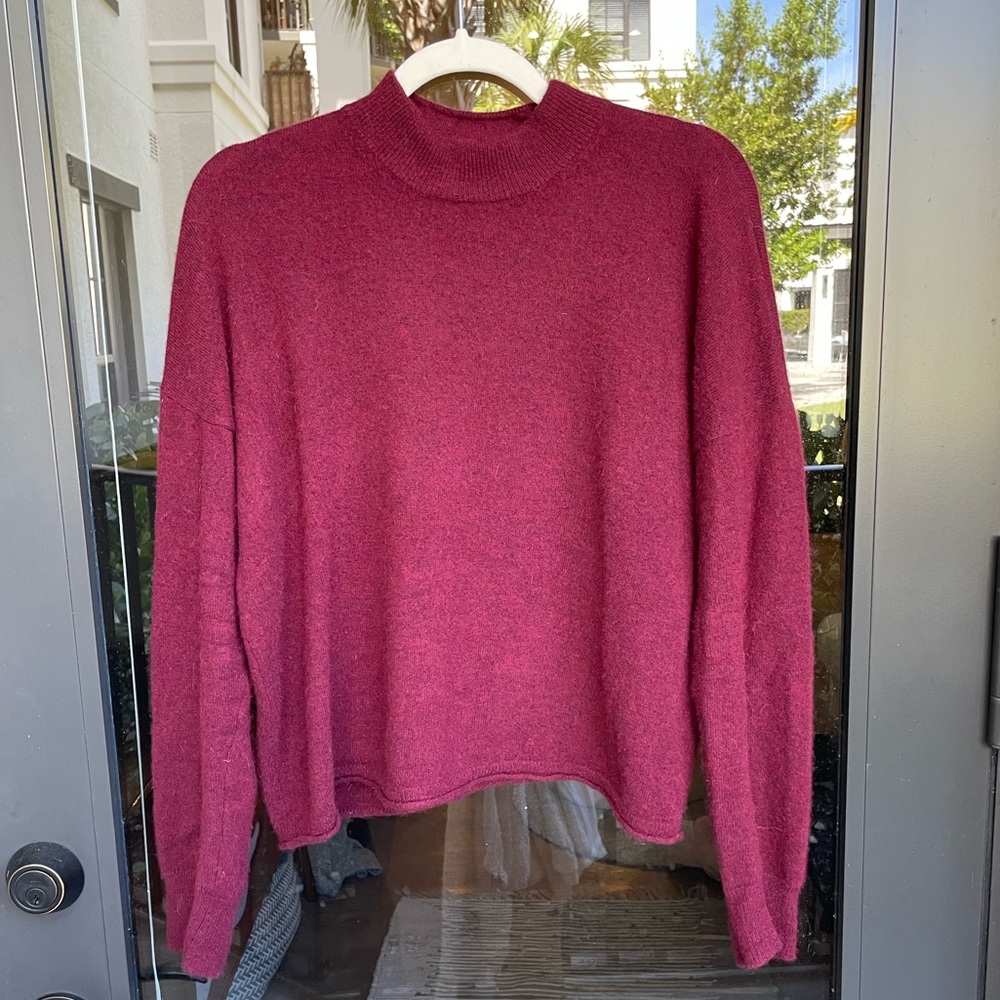 Madewell Cashmere Mockneck Sweater